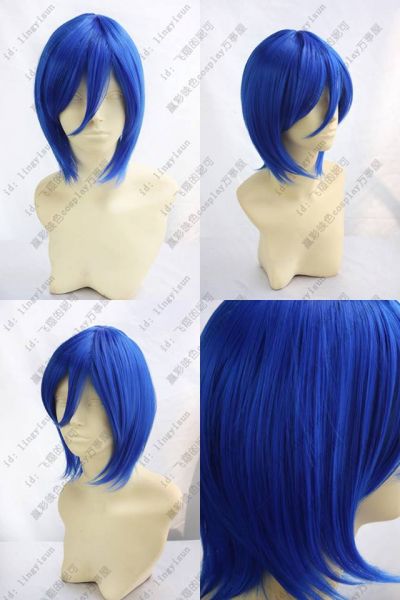 Peruca Azul curta