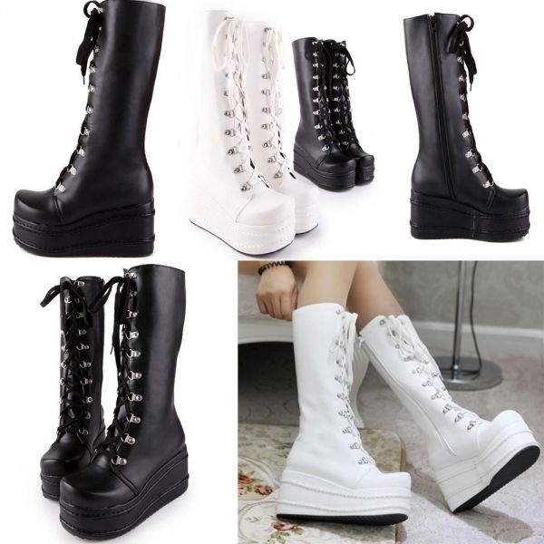 Botas Plataforma Longa